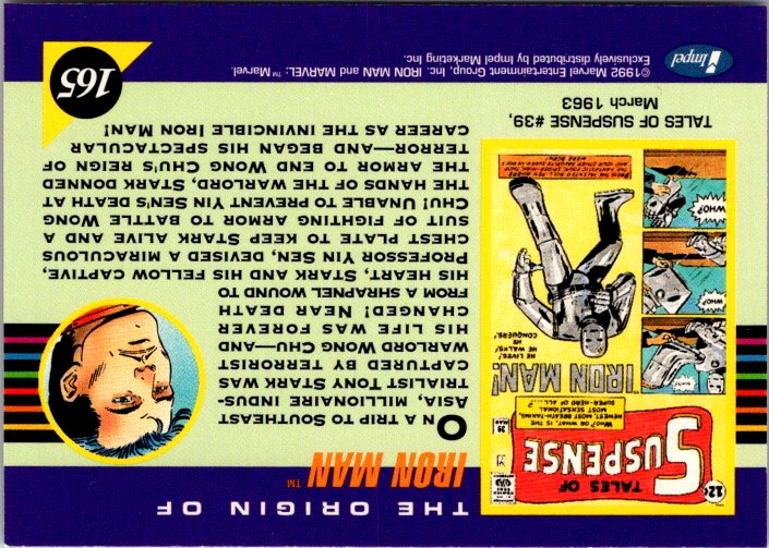 165 THE ORIGIN OF IRON MAN