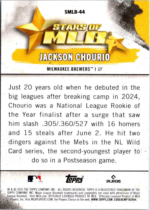 SMLB-44 JACKSON CHOURIO