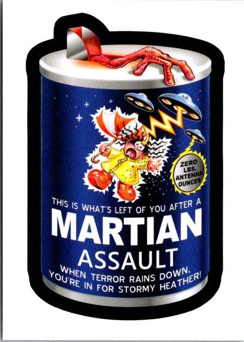 WP-2 MARTIAN ASSAULT - WACKY PACKAGES: PLANETARY PROVISIONS