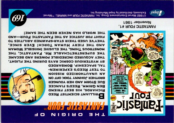 169 THE ORIGIN OF FANTASTIC FOUR