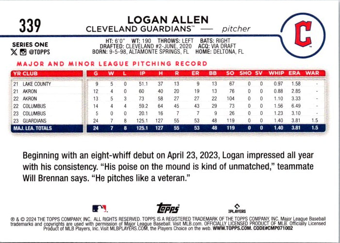 339 LOGAN ALLEN