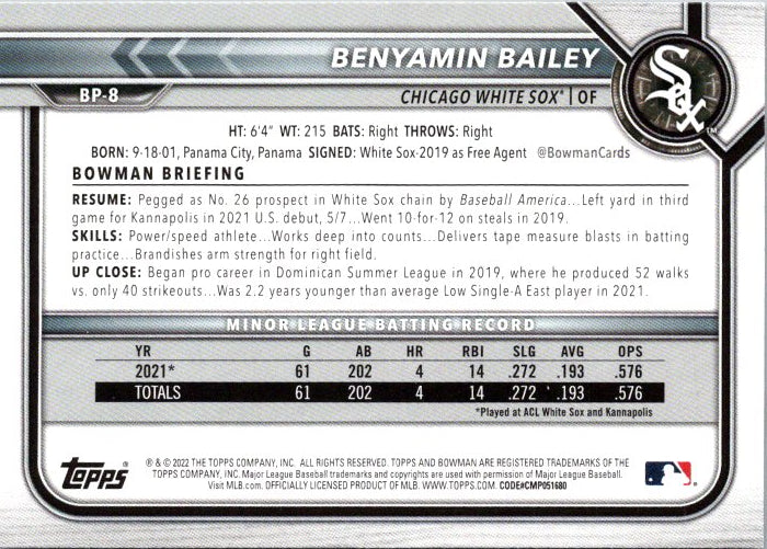 BP-8 BENYAMIN BAILEY