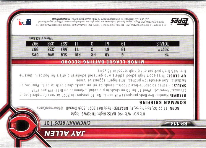 BP-114 JAY ALLEN