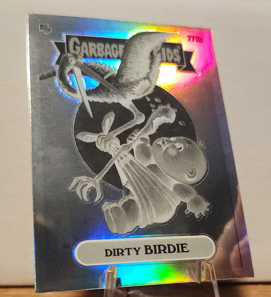 271B Dirty Birdie card featuring a cartoon bird and character from Garbage Pail Kids series
