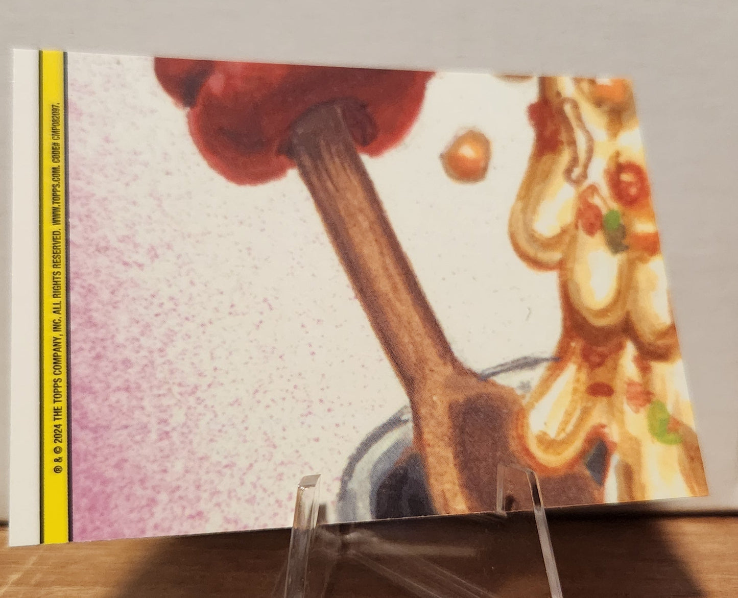 271B Dirty Birdie card featuring colorful artwork with a spatula and food elements by Topps